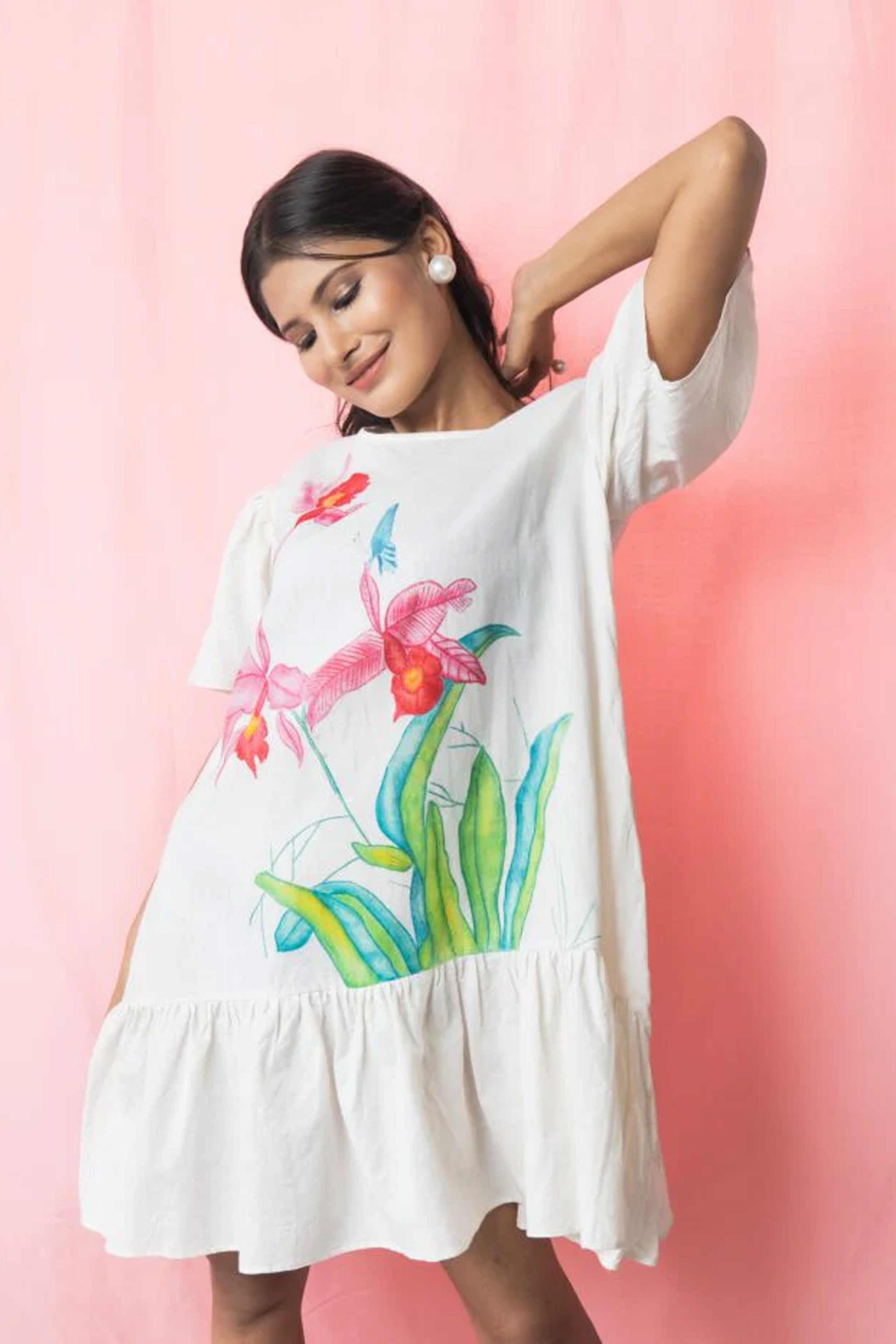 Handpainted Boxy dress