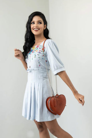 Sweetheart Embroidery Dress