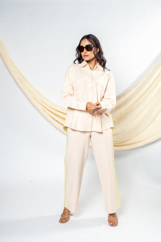 Mint Edge Color Block Co-ord Set