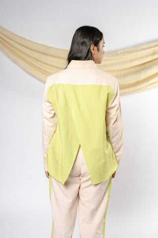 Mint Edge Color Block Co-ord Set