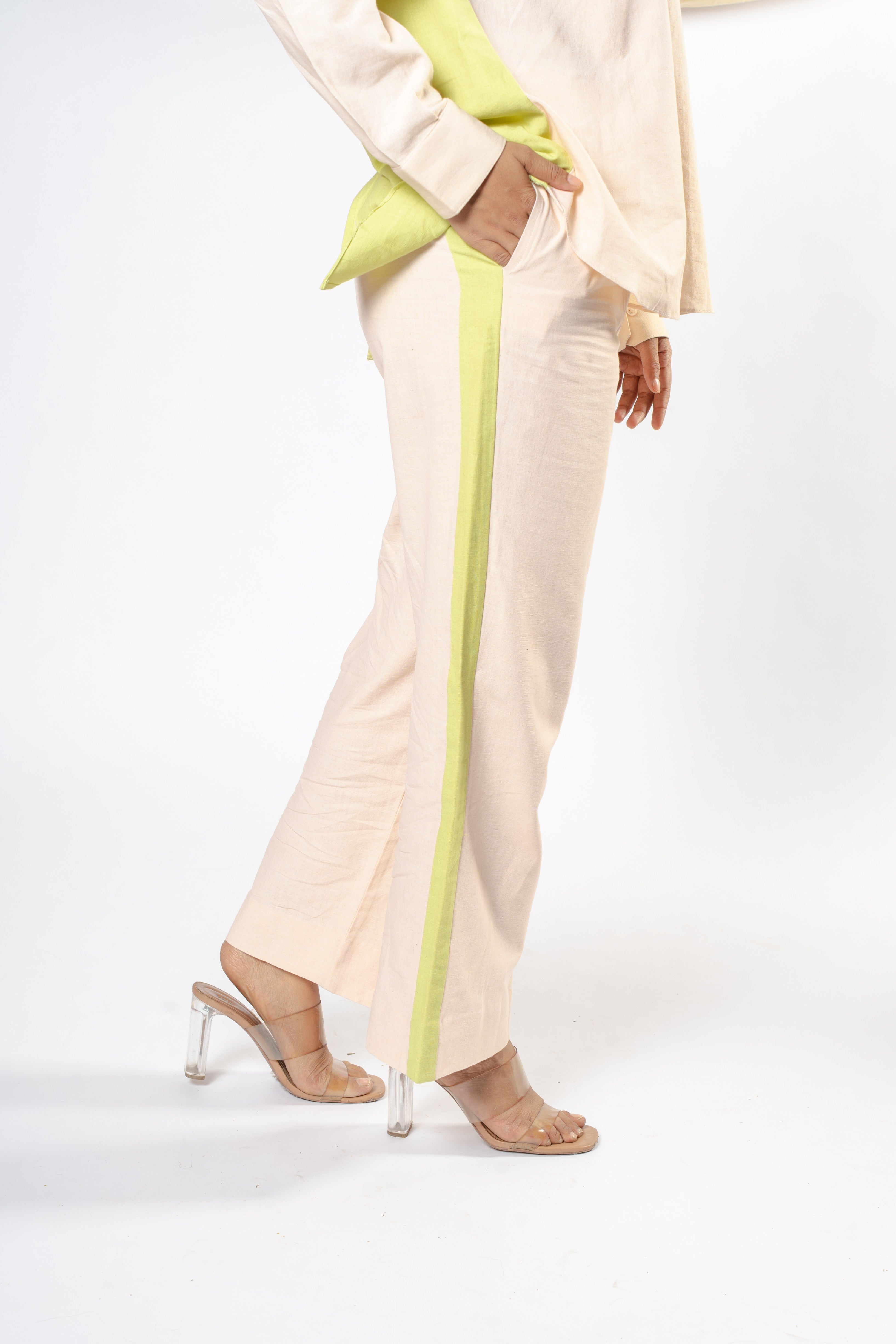 Mint Edge Color Block Co-ord Set