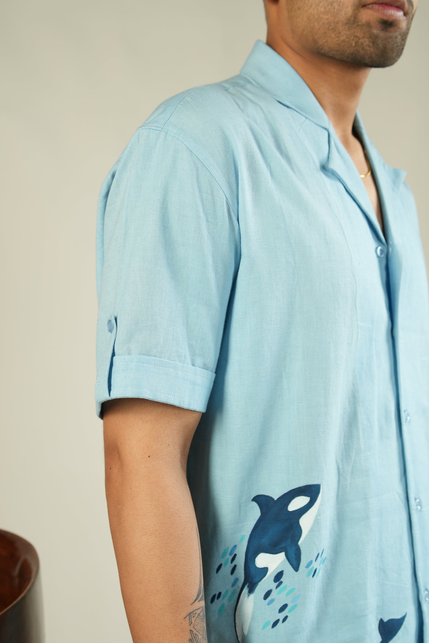 Ariel - Blue dolphin shirt