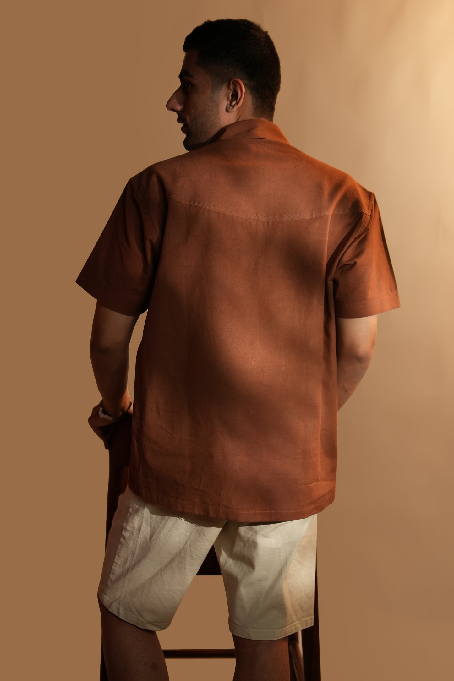 Dune - Brown boxy shirt