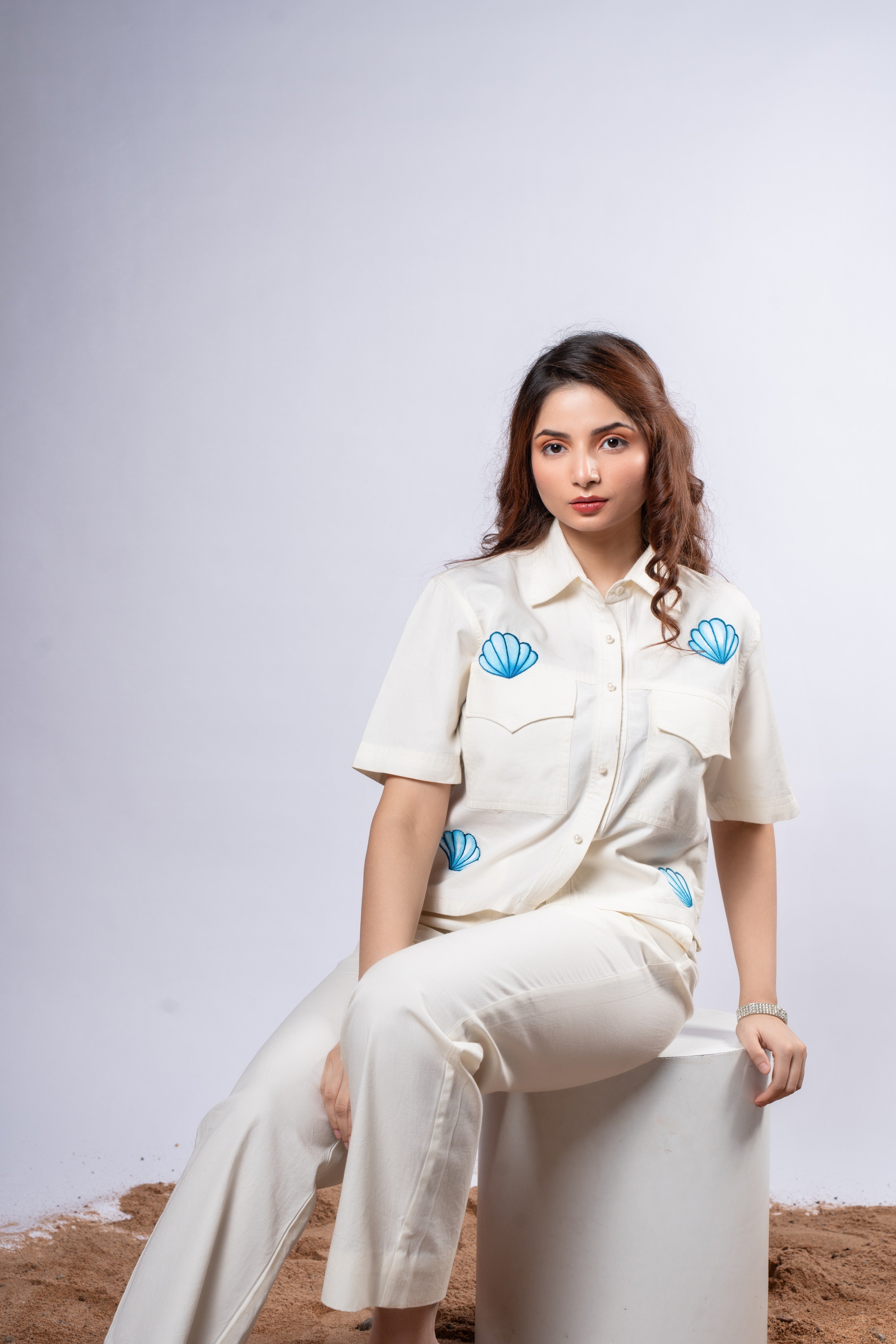 Oyester twill co-ord set