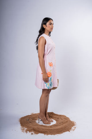 Coral bloom dress