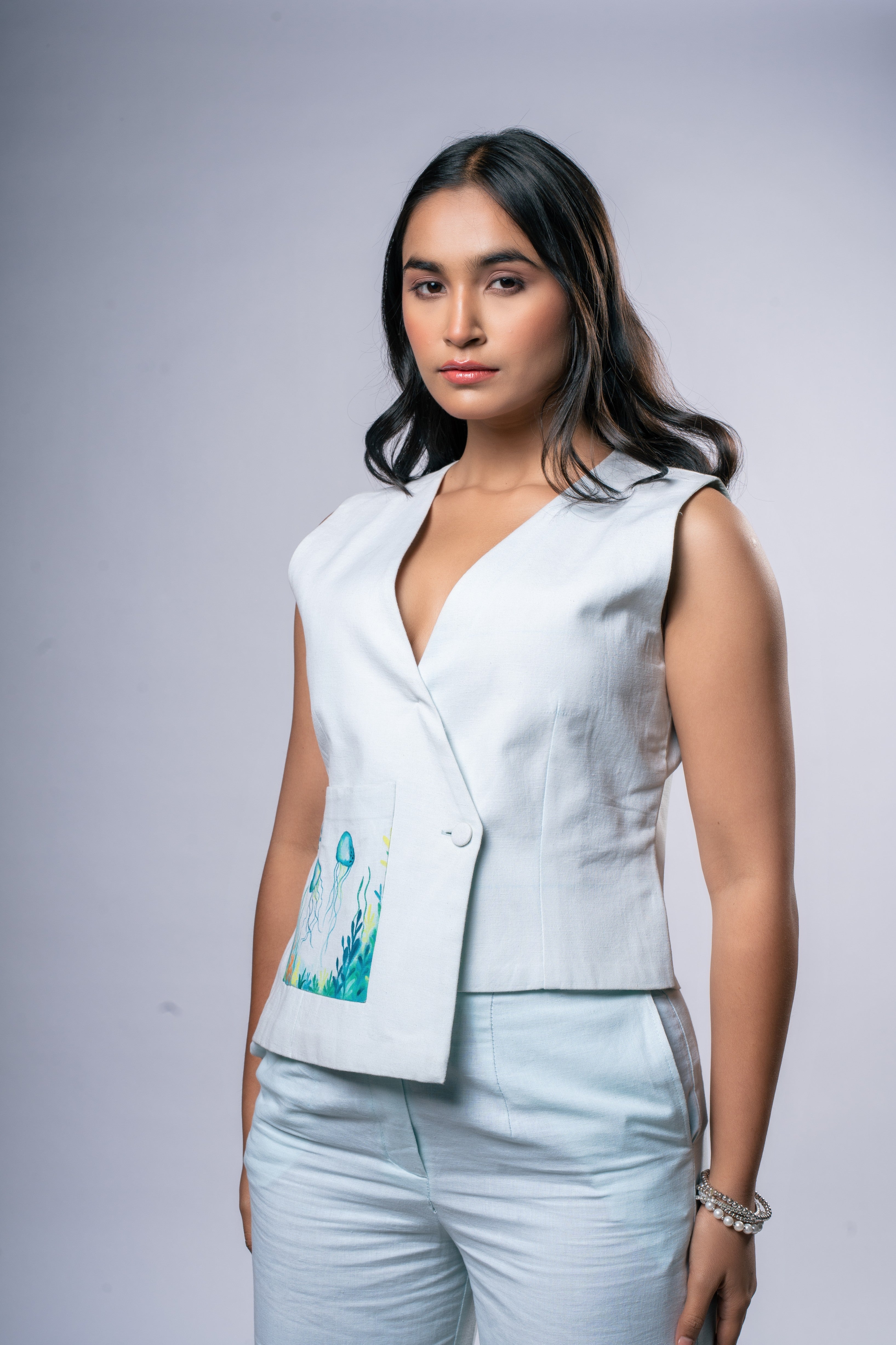 Moonlit drift Linen set