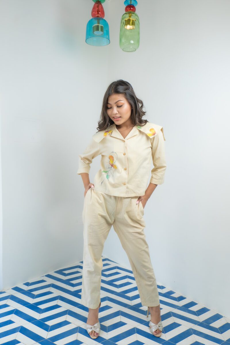 Hand Painted Co-ord Set.