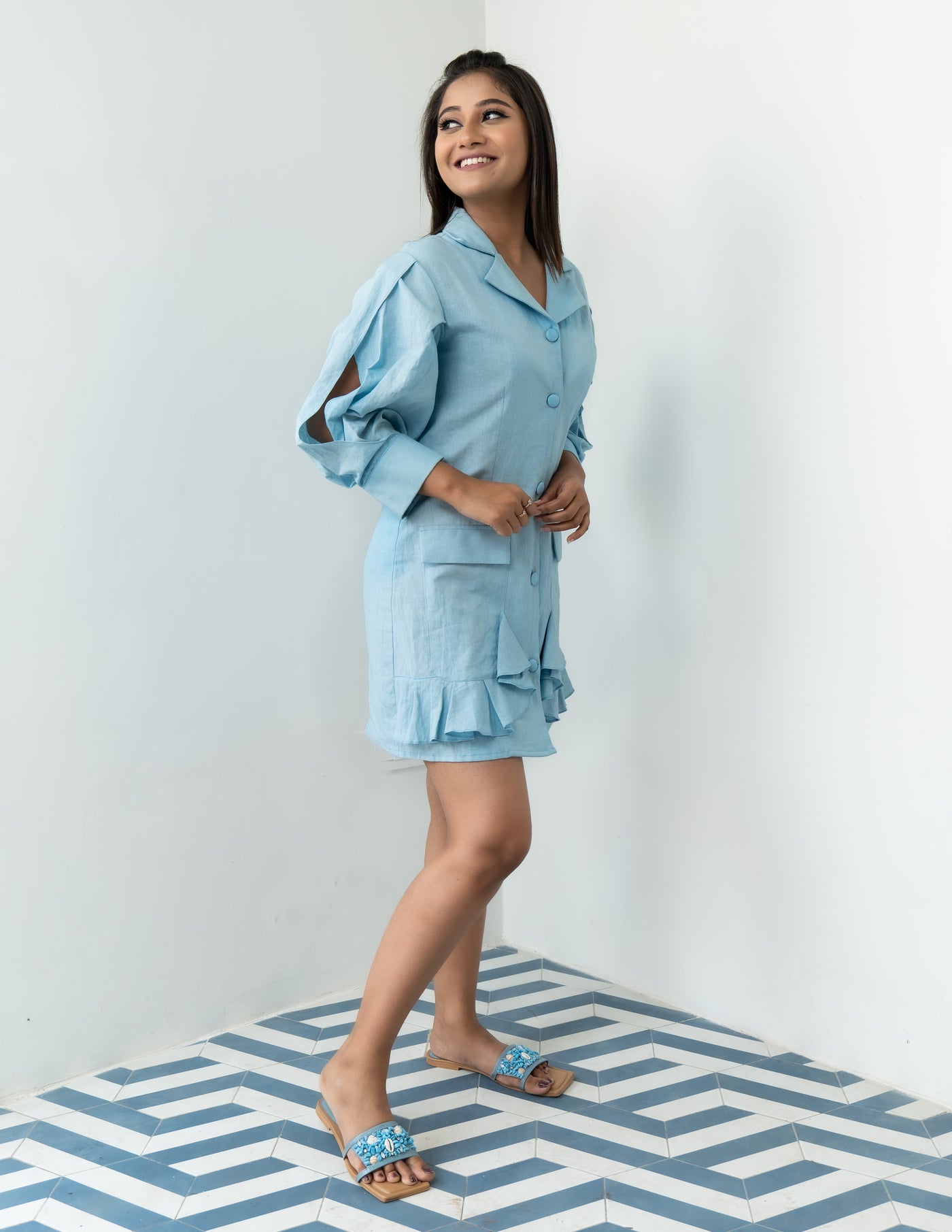 Pocket shirt dress