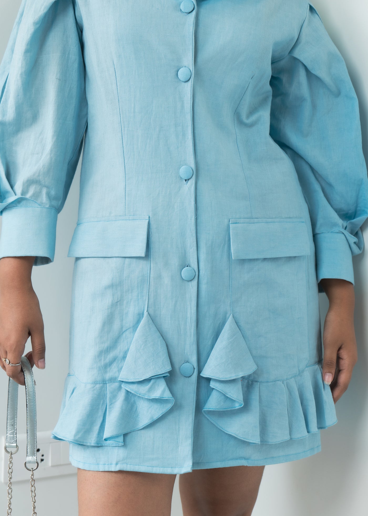 Pocket shirt dress